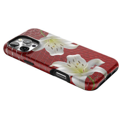 Crimson Lily iPhone Case gallery - Iphone_16_Pro_Max_2