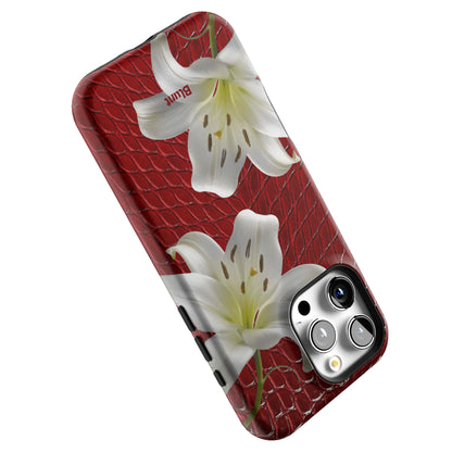 Crimson Lily iPhone Case gallery - Iphone_16_Pro_Max_5