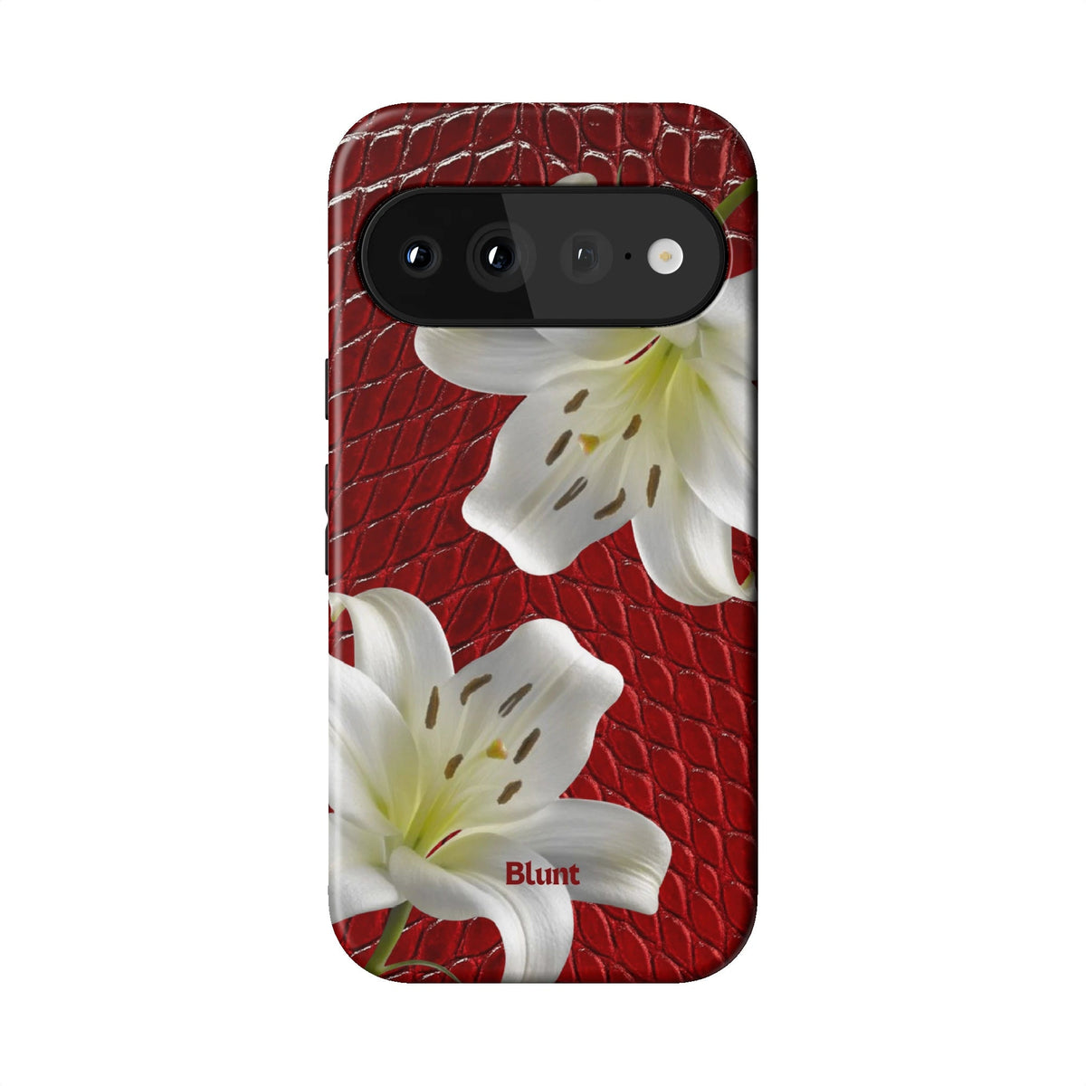 Crimson Lily Pixel Case - Blunt Cases