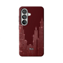Crimson NYC Skyeline Samsung Phone Case
