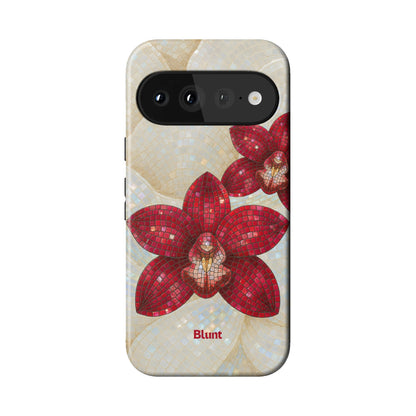 Crimson Orchid Pixel Case - Blunt Cases