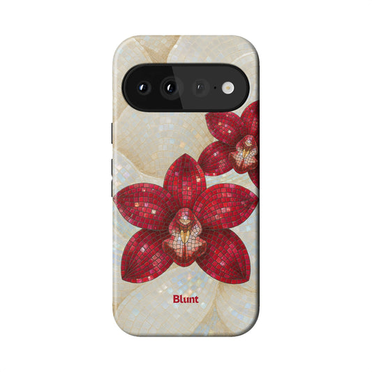 Crimson Orchid Pixel Case - Blunt Cases
