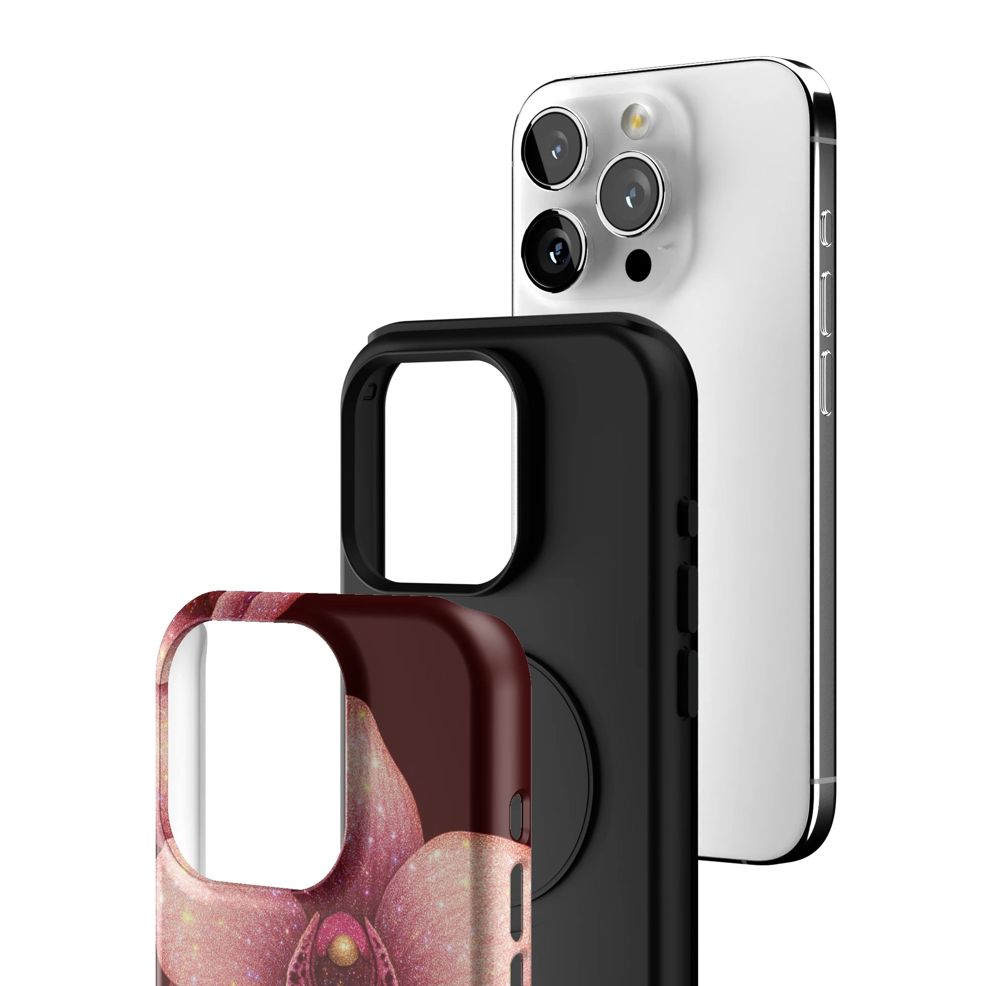 Crimson Petal iPhone Case gallery - Iphone_15_Pro_3