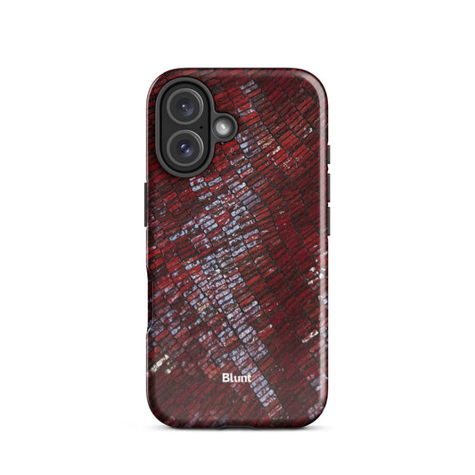 Crimson Scale iPhone Case - Blunt Cases
