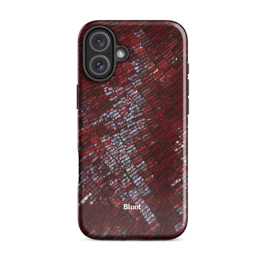 Crimson Scale iPhone Case - Blunt Cases