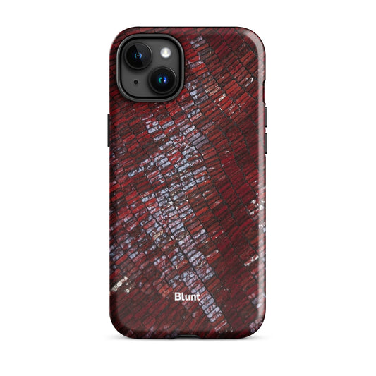 Crimson Scale iPhone Case - Blunt Cases