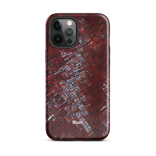 Crimson Scale iPhone Case - Blunt Cases