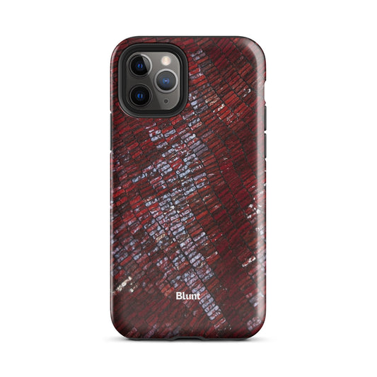 Crimson Scale iPhone Case - Blunt Cases