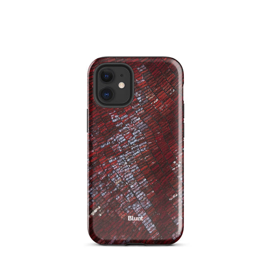 Crimson Scale iPhone Case - Blunt Cases