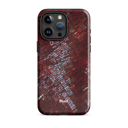 Crimson Scale iPhone Case - Blunt Cases