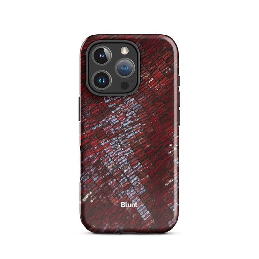 Crimson Scale iPhone Case - Blunt Cases