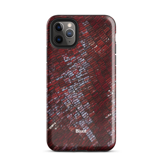 Crimson Scale iPhone Case - Blunt Cases