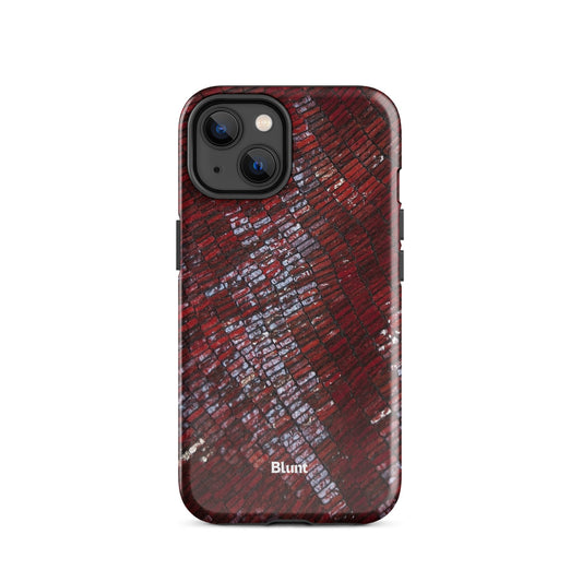 Crimson Scale iPhone Case - Blunt Cases