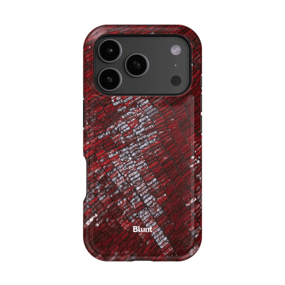 Crimson Scale iPhone Case - Blunt Cases