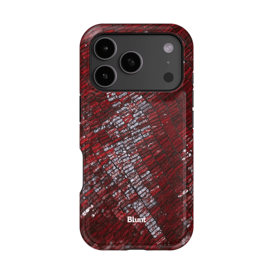 Crimson Scale iPhone Case - Blunt Cases