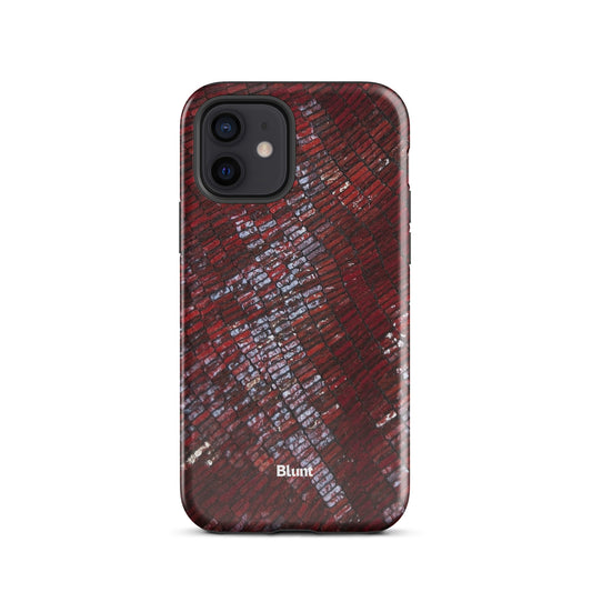 Crimson Scale iPhone Case - Blunt Cases