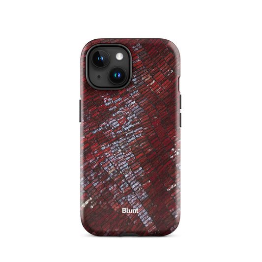 Crimson Scale iPhone Case - Blunt Cases