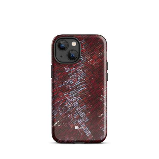 Crimson Scale iPhone Case - Blunt Cases