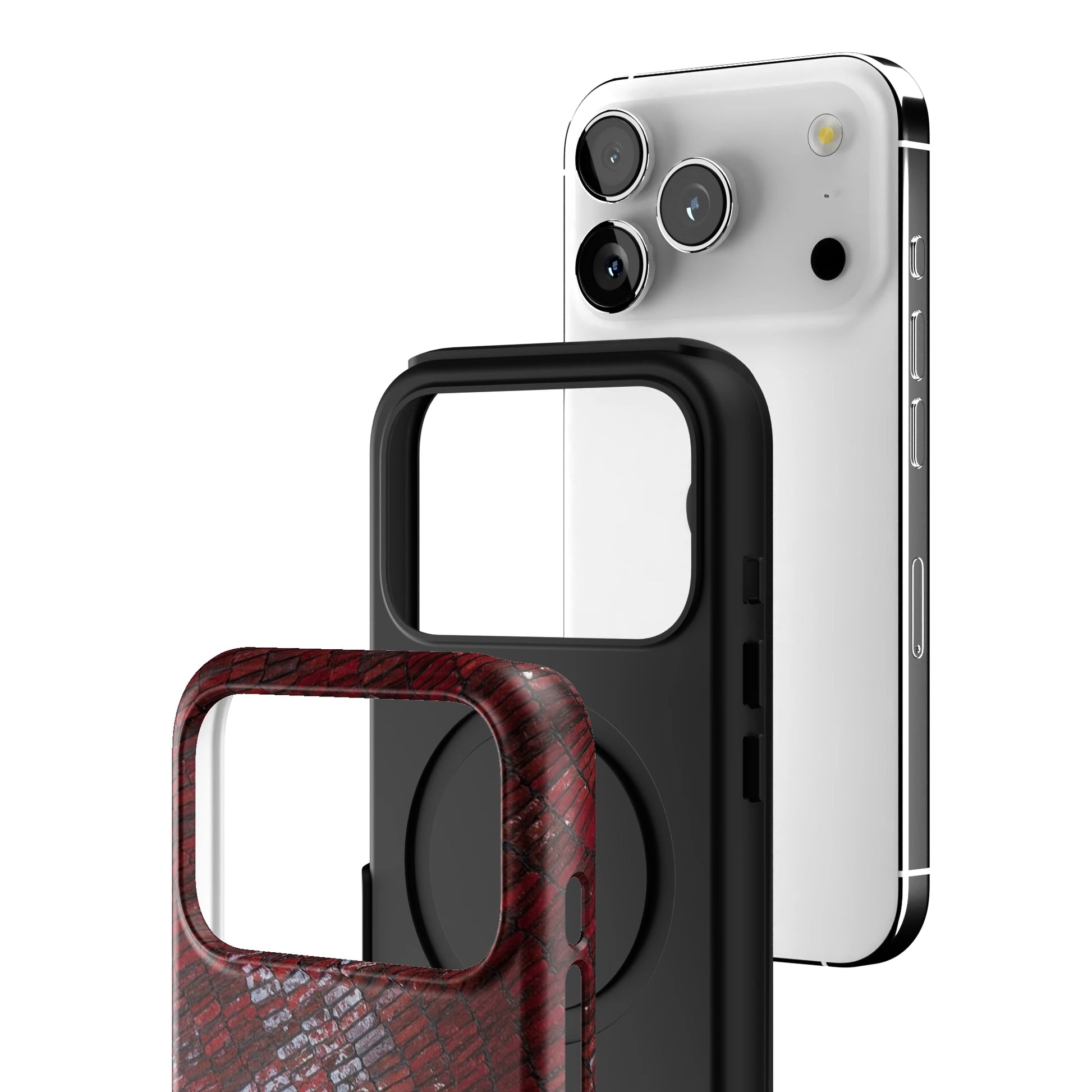 Crimson Scale iPhone Case gallery - Iphone_17_Pro_3