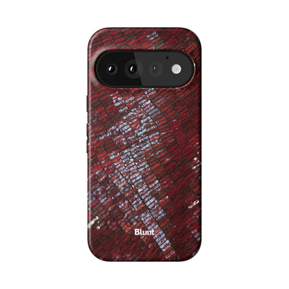 Crimson Scale Pixel Case - Blunt Cases