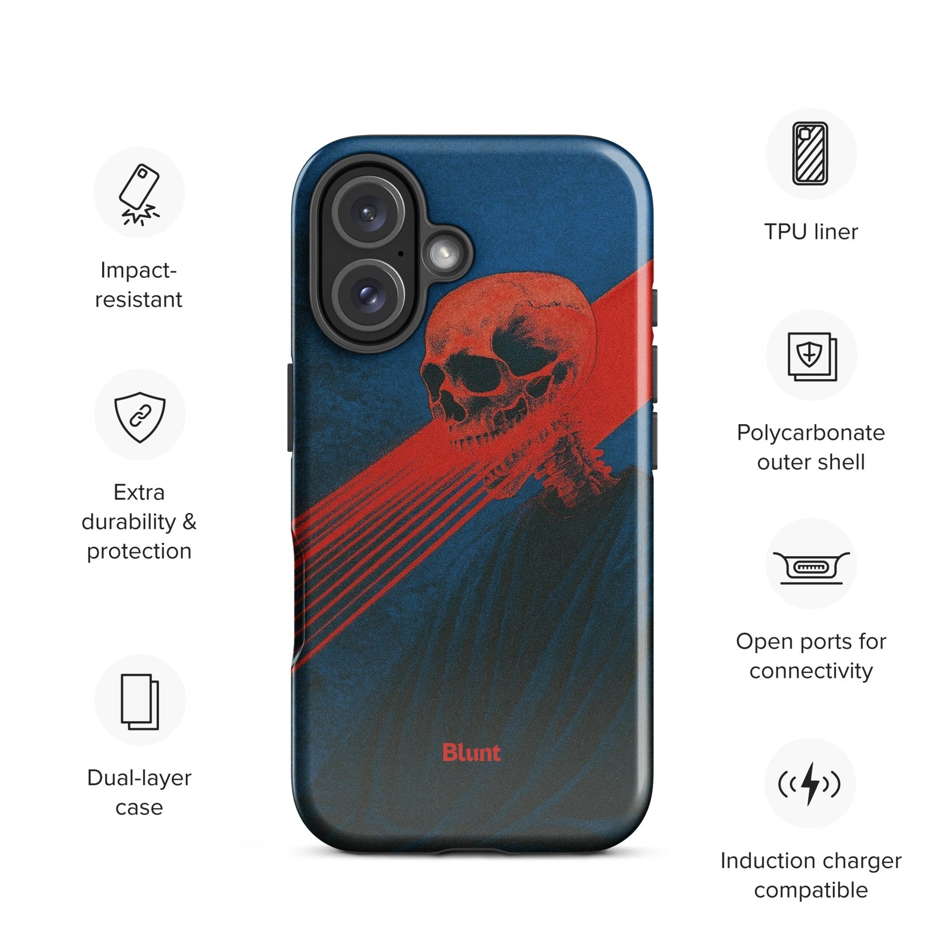 Crimson Slash iPhone Case - Blunt Cases