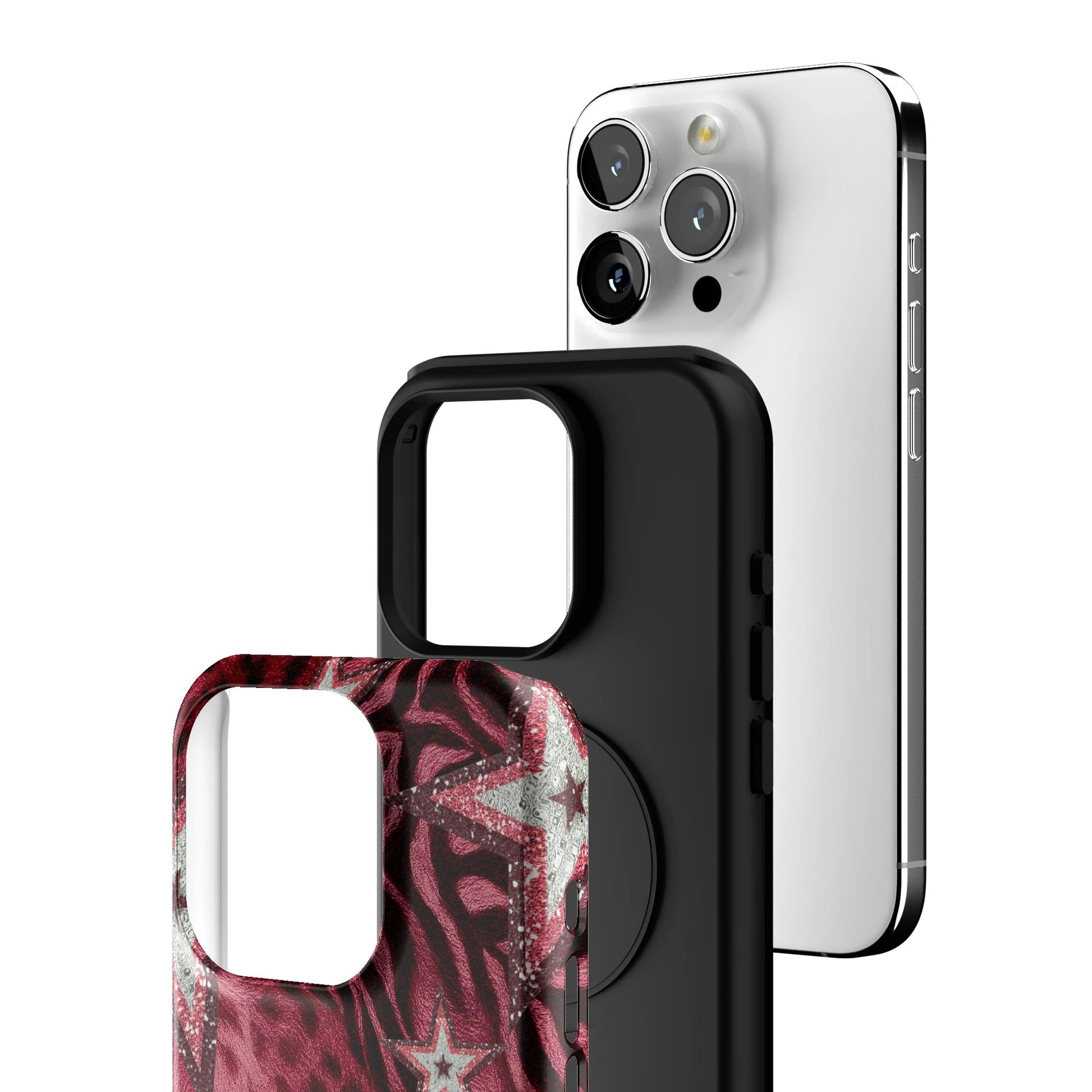 Crimson Starfall iPhone Case gallery - Iphone_15_Pro_3