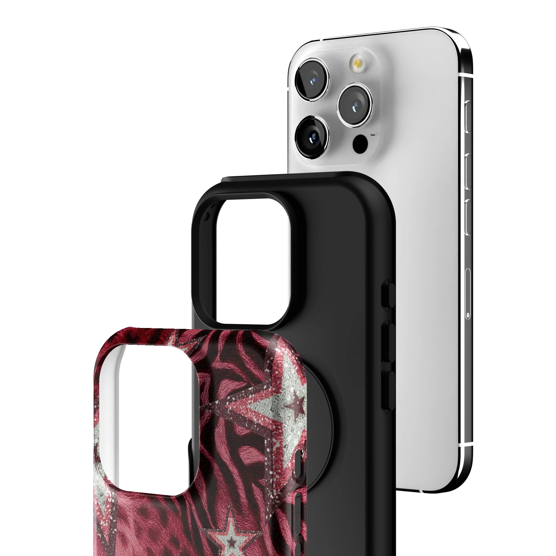 Crimson Starfall iPhone Case gallery - Iphone_16_Pro_3