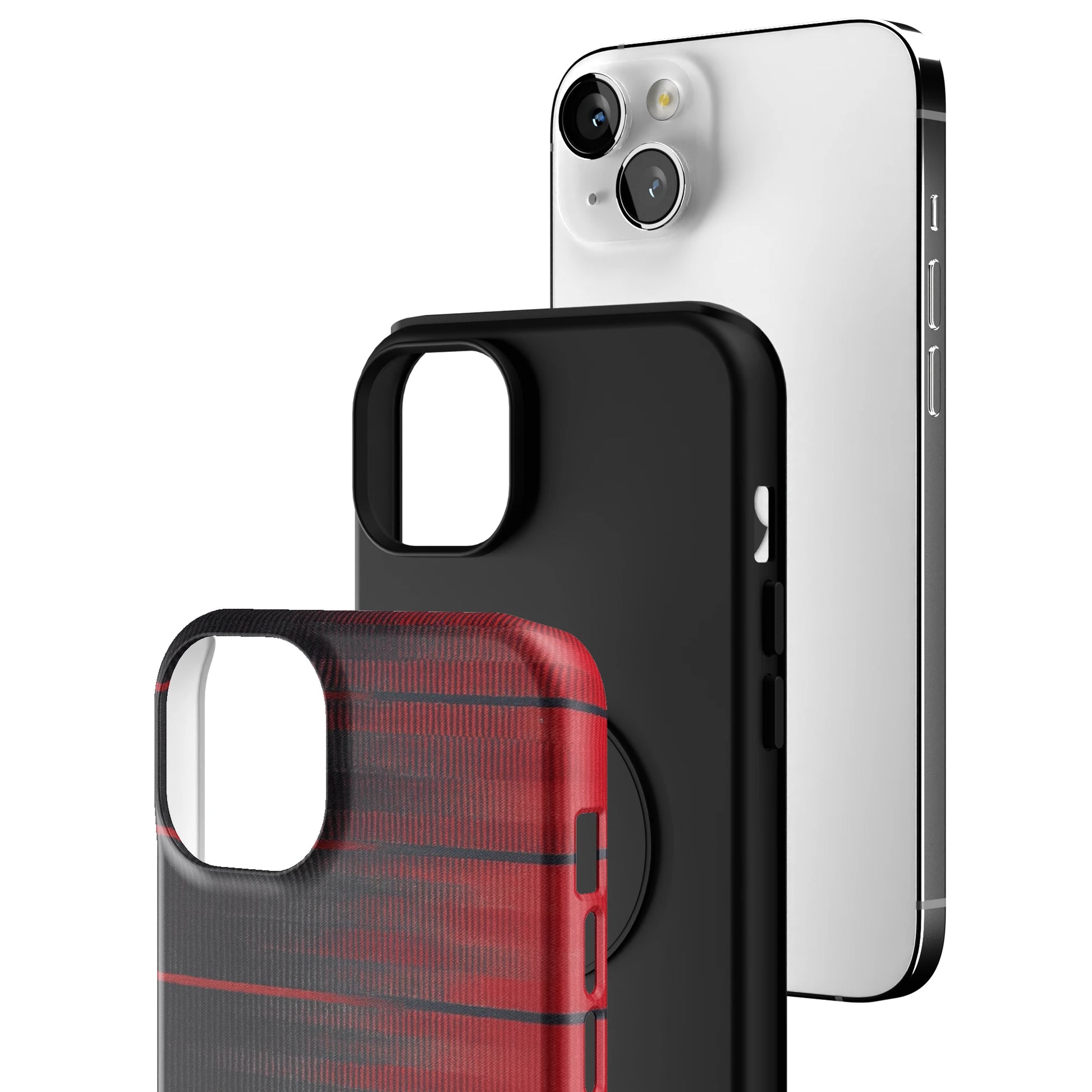 Crimson Stripe iPhone Case gallery - Iphone_14_Mini_Air_Plus_3