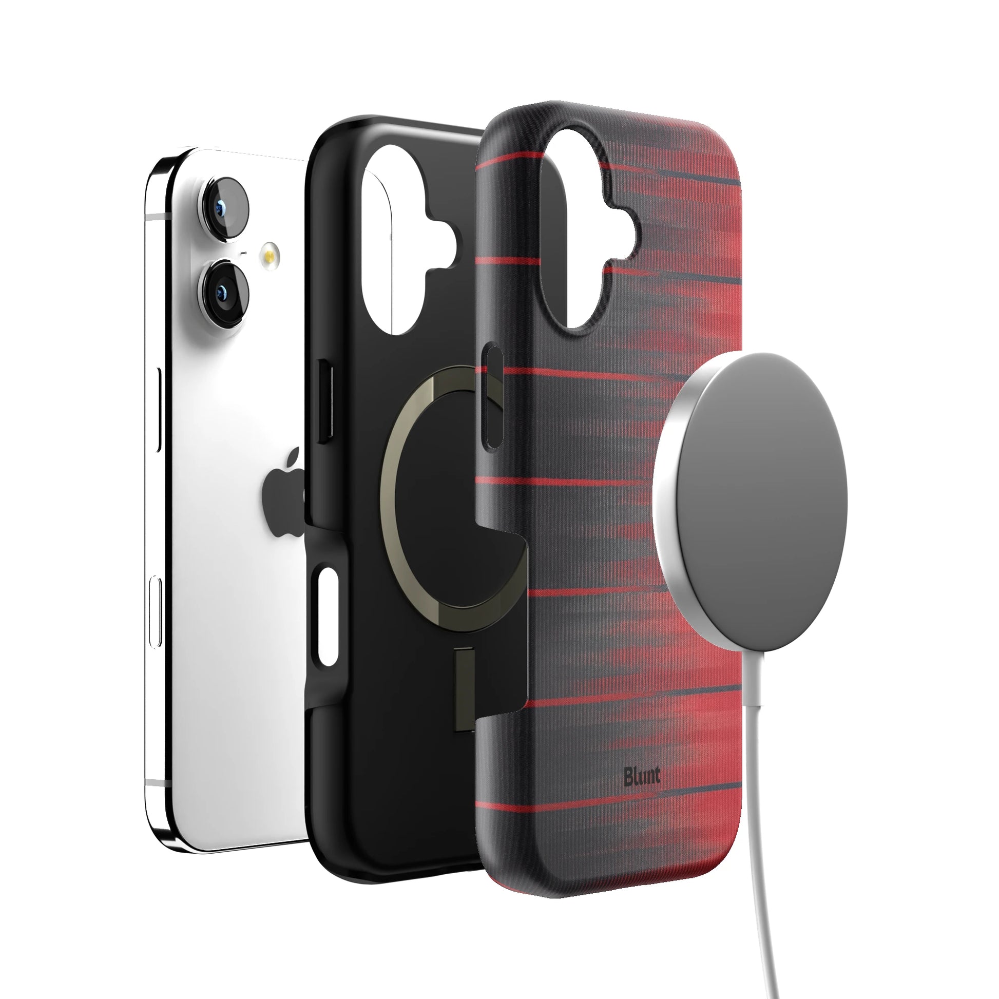 Crimson Stripe iPhone Case gallery - Iphone_17_Iphone_4