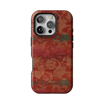 Crimson Tapestry iPhone Case gallery - Iphone_16_Pro_1