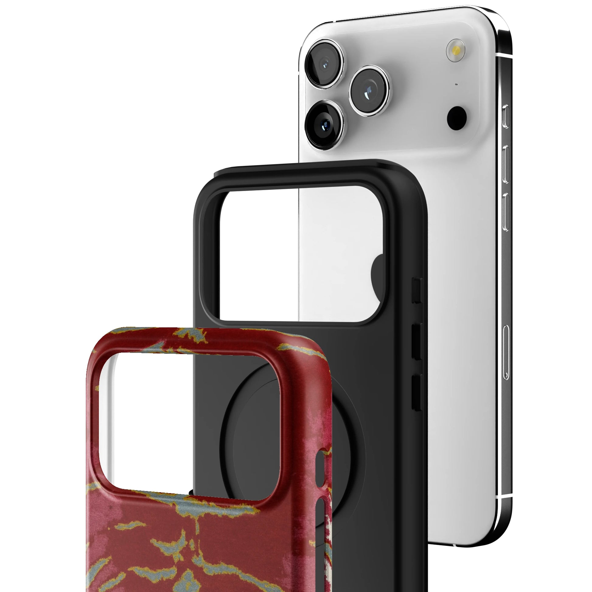 Crimson Veins iPhone Case gallery - Iphone_17_Pro_Max_3