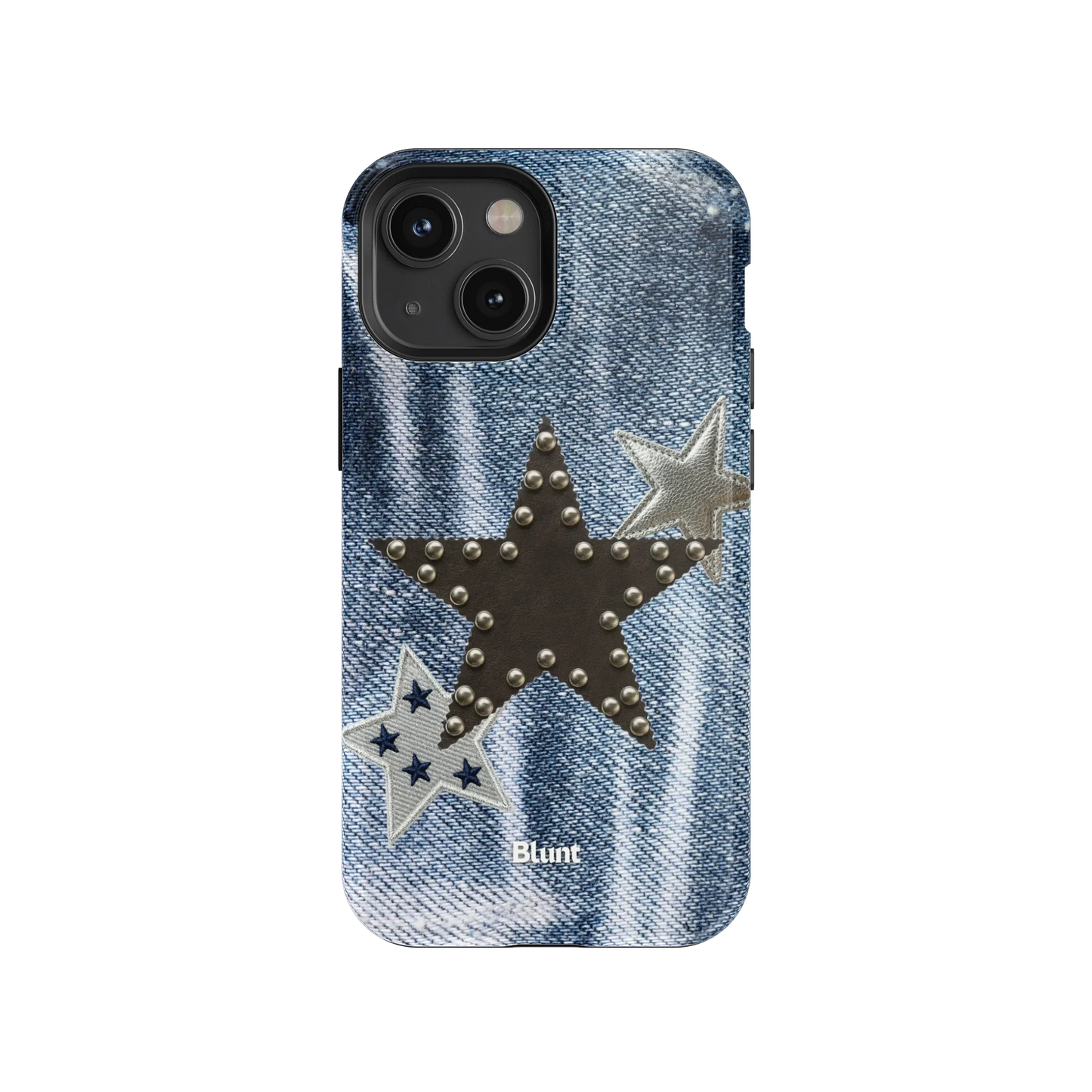Denim Starstud iPhone Case