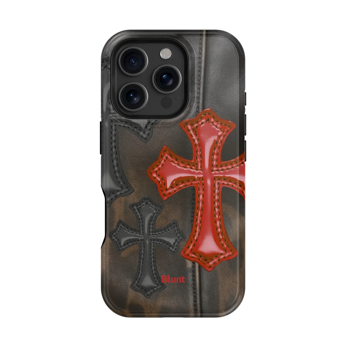 Leather Crosses iPhone Case