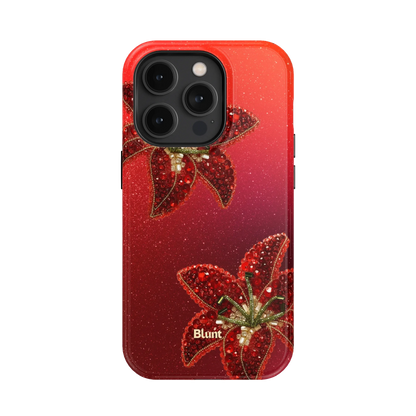 Scarlet Petals iPhone Case