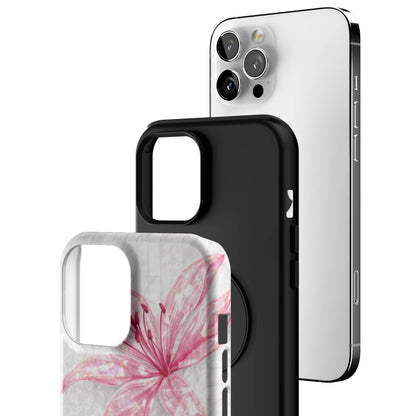Pink-Floral-Luster-iphone-case-iPhone 12 Pro Max-3