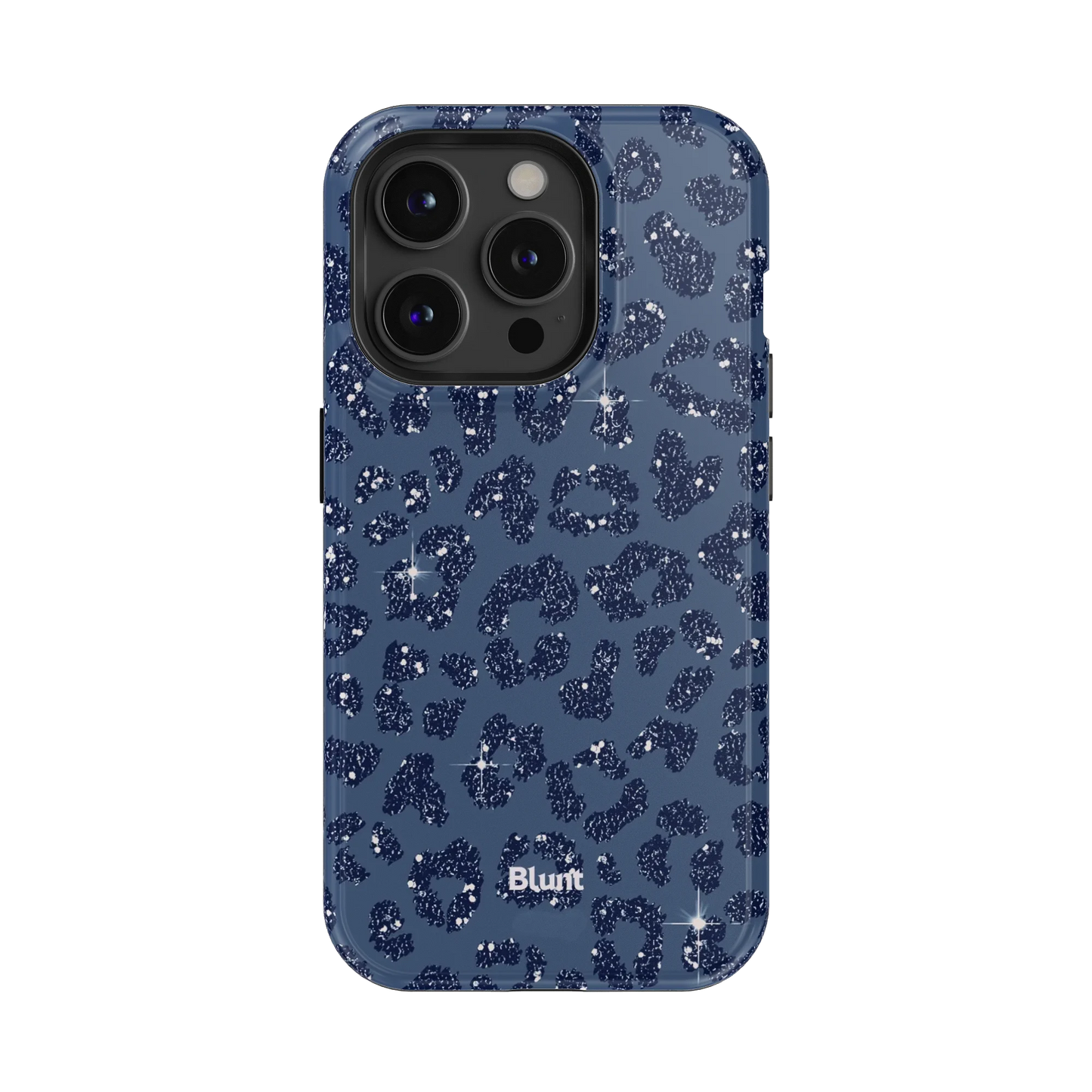 Blue Cheetah Print iPhone Case