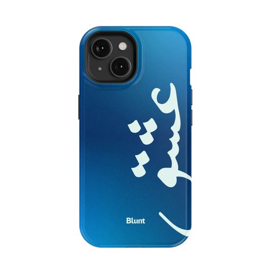Blue Love iPhone Case