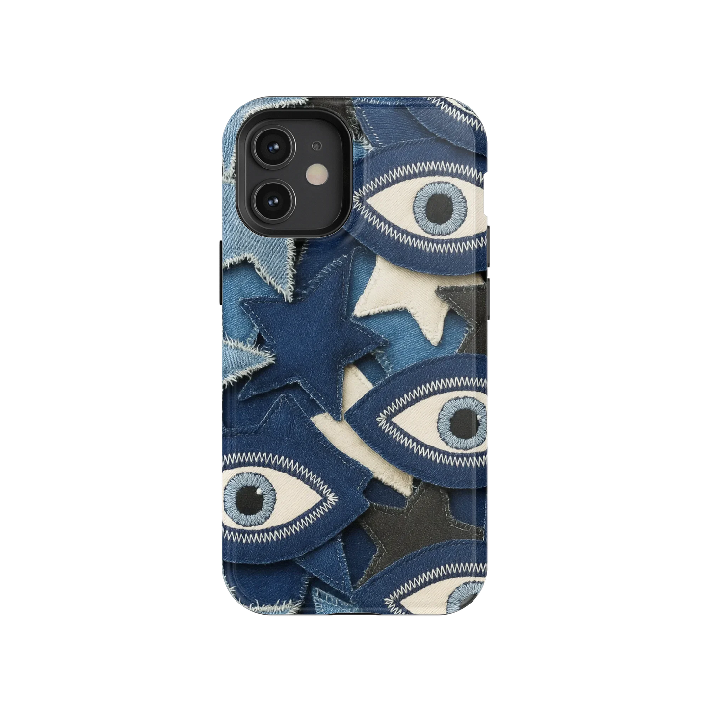 Evil Eye Denim iPhone Case
