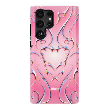 Bubble Heart Samsung Case