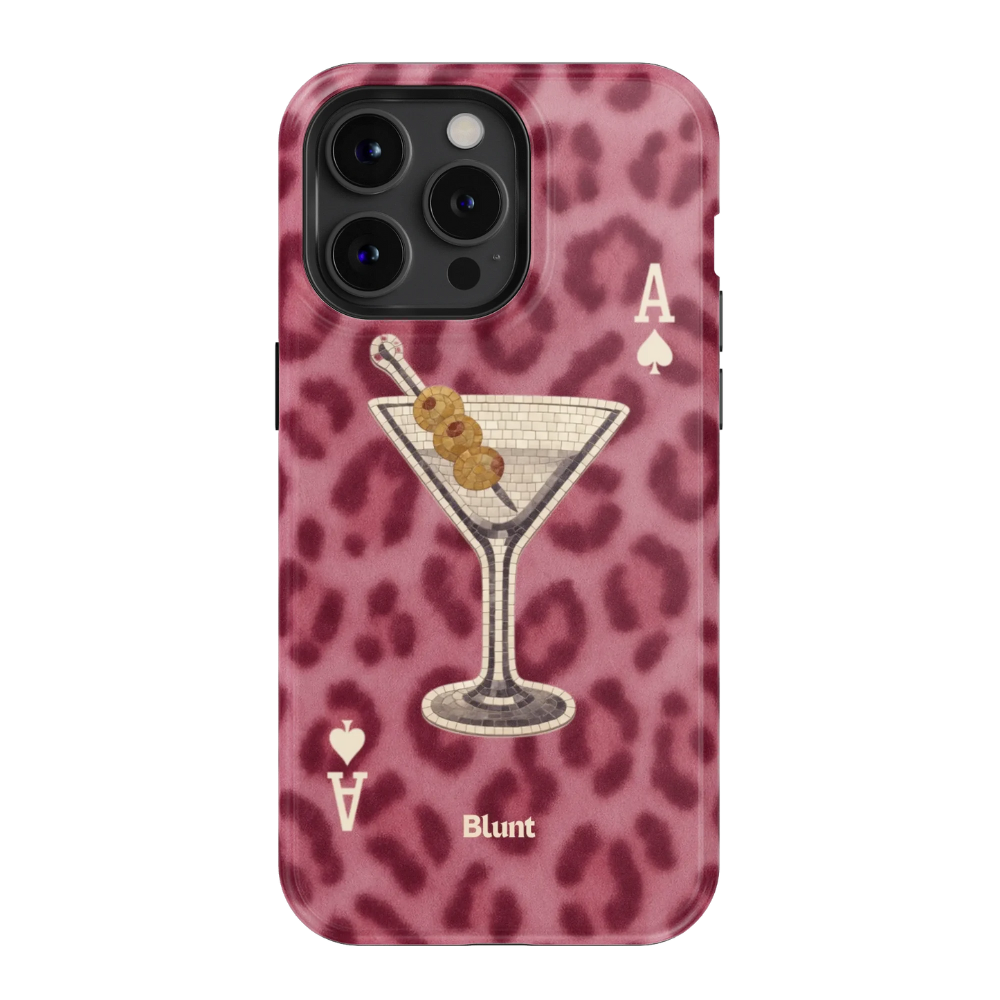 Pink Cheetah Dirty Martini iPhone Case