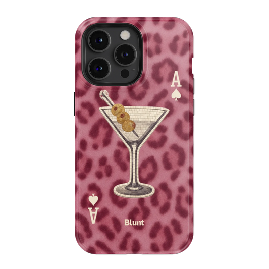 Pink Cheetah Dirty Martini iPhone Case