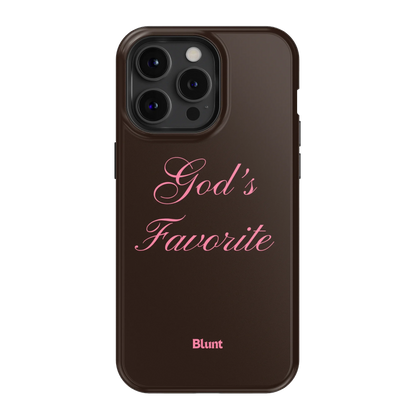 Gods Favorite Brown iPhone Case
