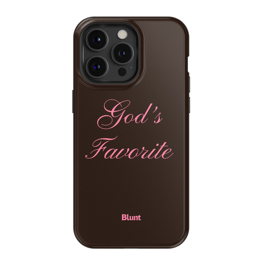 Gods Favorite Brown iPhone Case