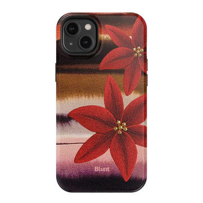 Crimson Bloom iPhone Case