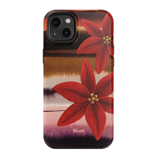Crimson Bloom iPhone Case