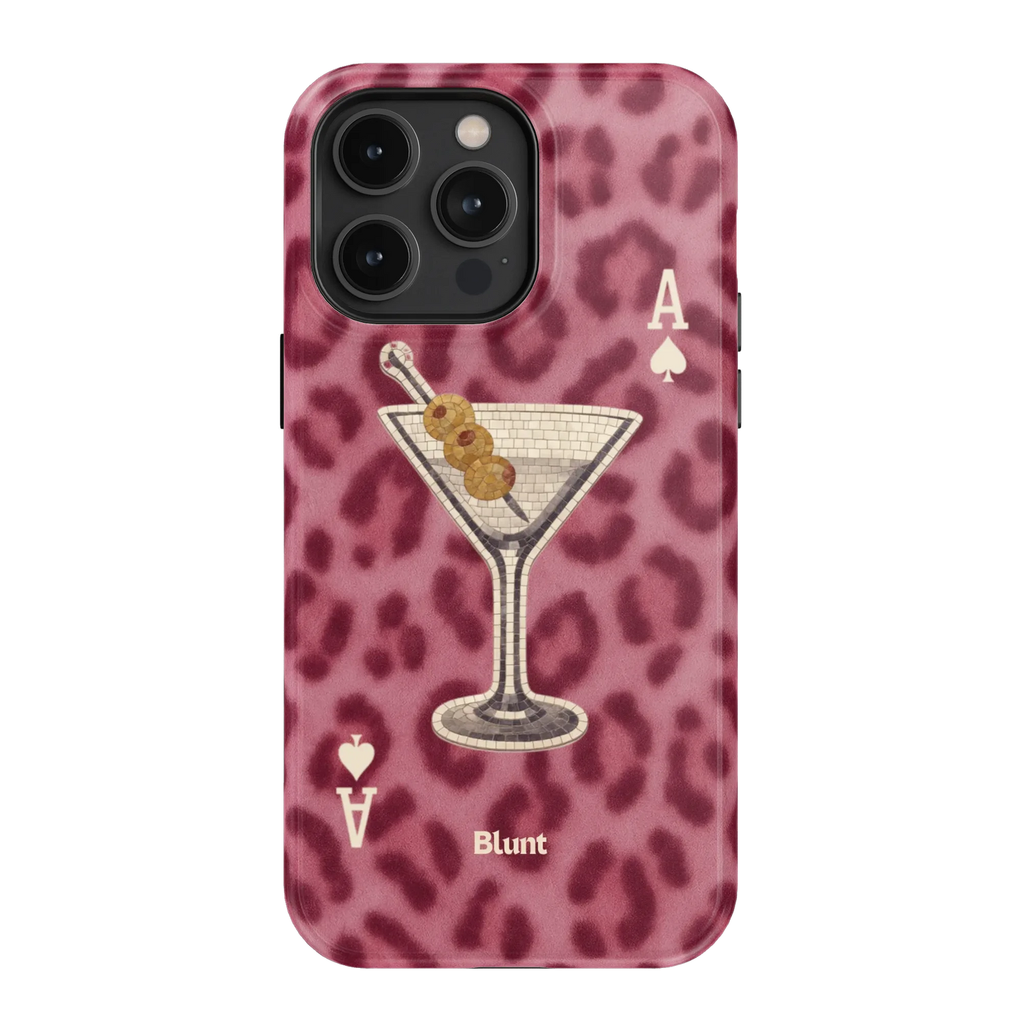 Pink Cheetah Dirty Martini iPhone Case
