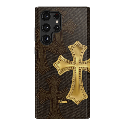 Gold Cross Samsung Case