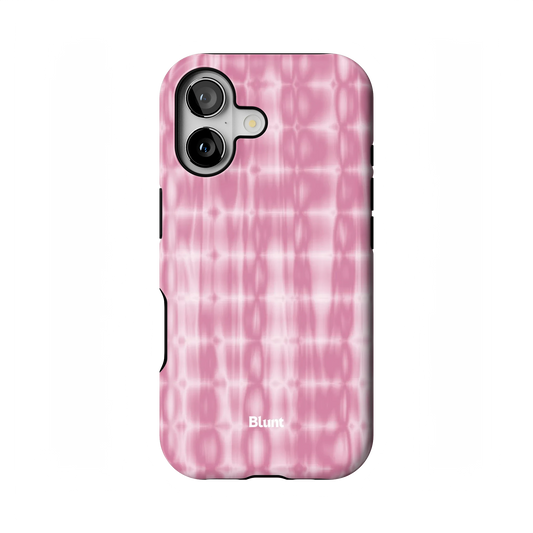 Pink Ripple iPhone Case