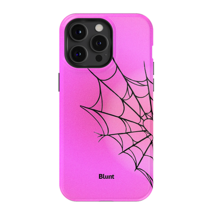 Pink Web iPhone Case