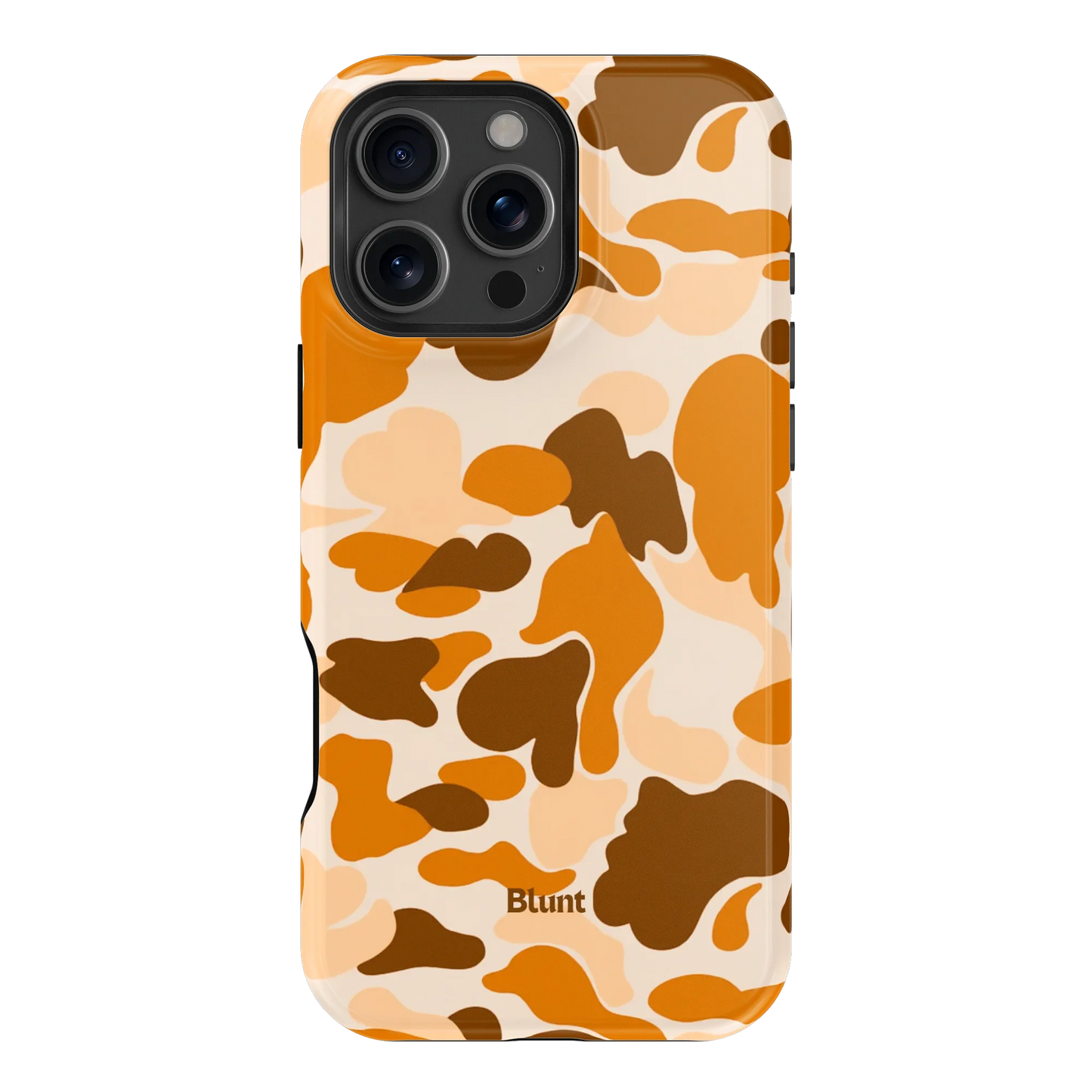 Orange Camo iPhone Case